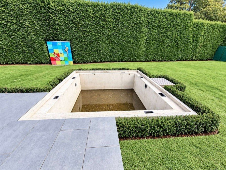 Pool Rohbau Zweifamilienhaus Meerbusch