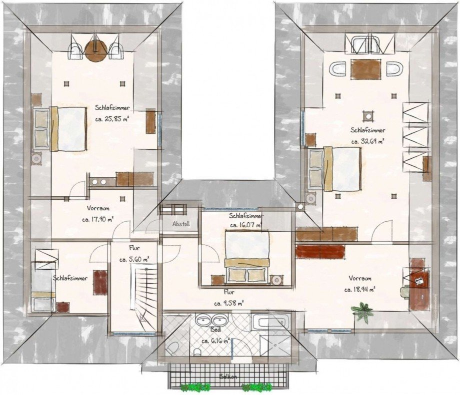 Obergescho� Einfamilienhaus Viersen