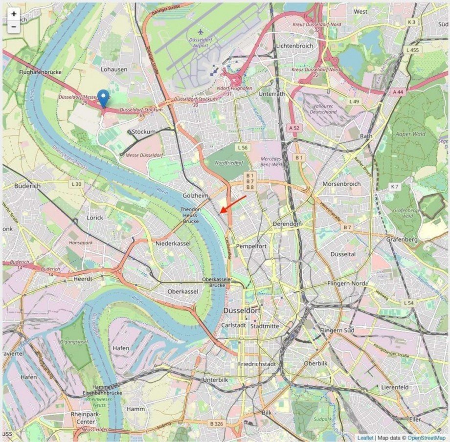 Makrolage Penthousewohnung D�sseldorf