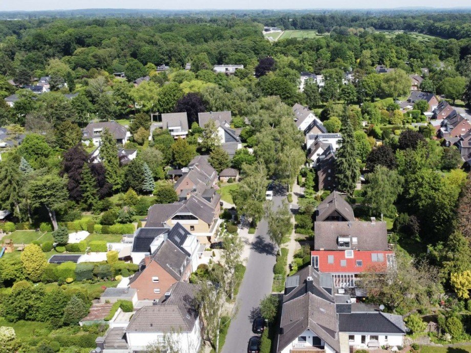 Luftbild Zweifamilienhaus Krefeld