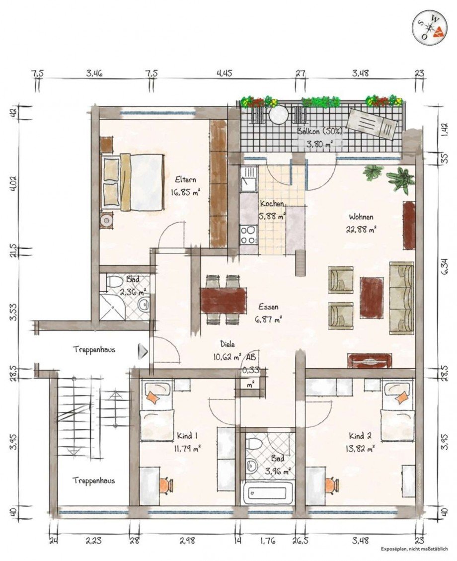  Etagenwohnung Meerbusch