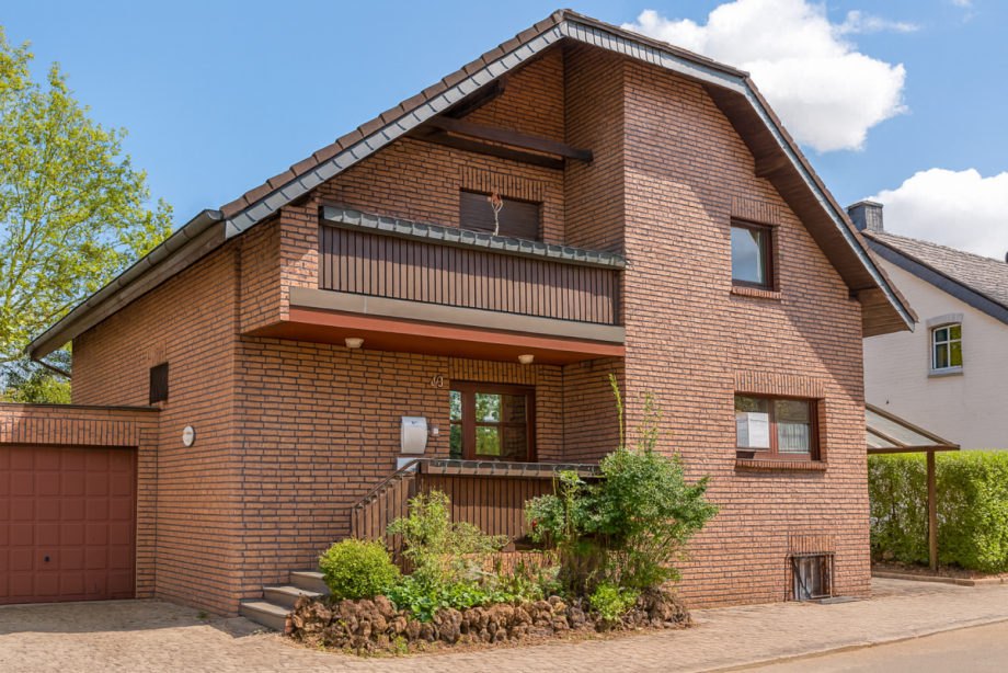 Vorderansicht Einfamilienhaus Krefeld