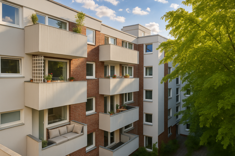 Balkon Wohnung D�sseldorf