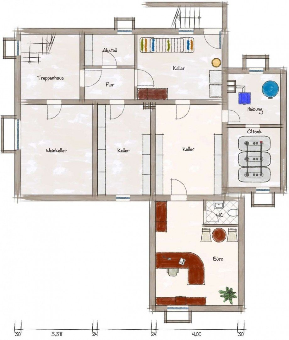 Keller Einfamilienhaus Meerbusch