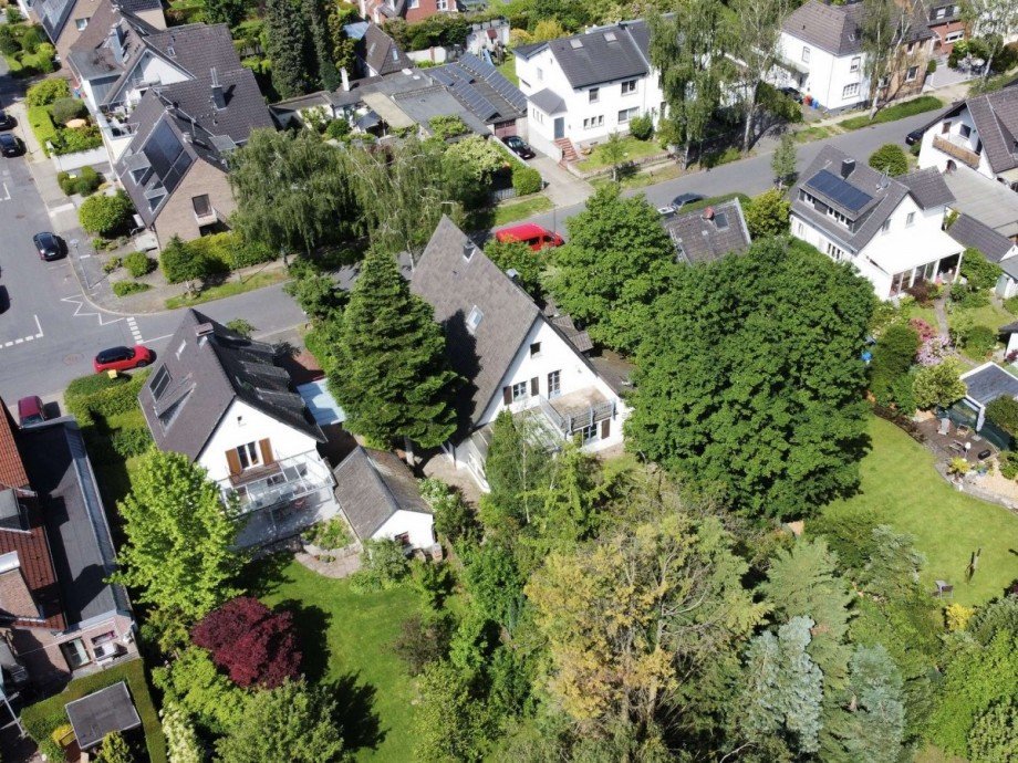 Luftbild Zweifamilienhaus Krefeld