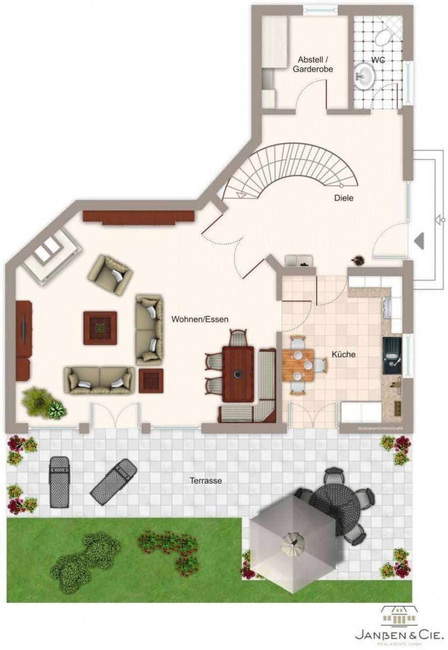 Erdgescho� Einfamilienhaus Meerbusch