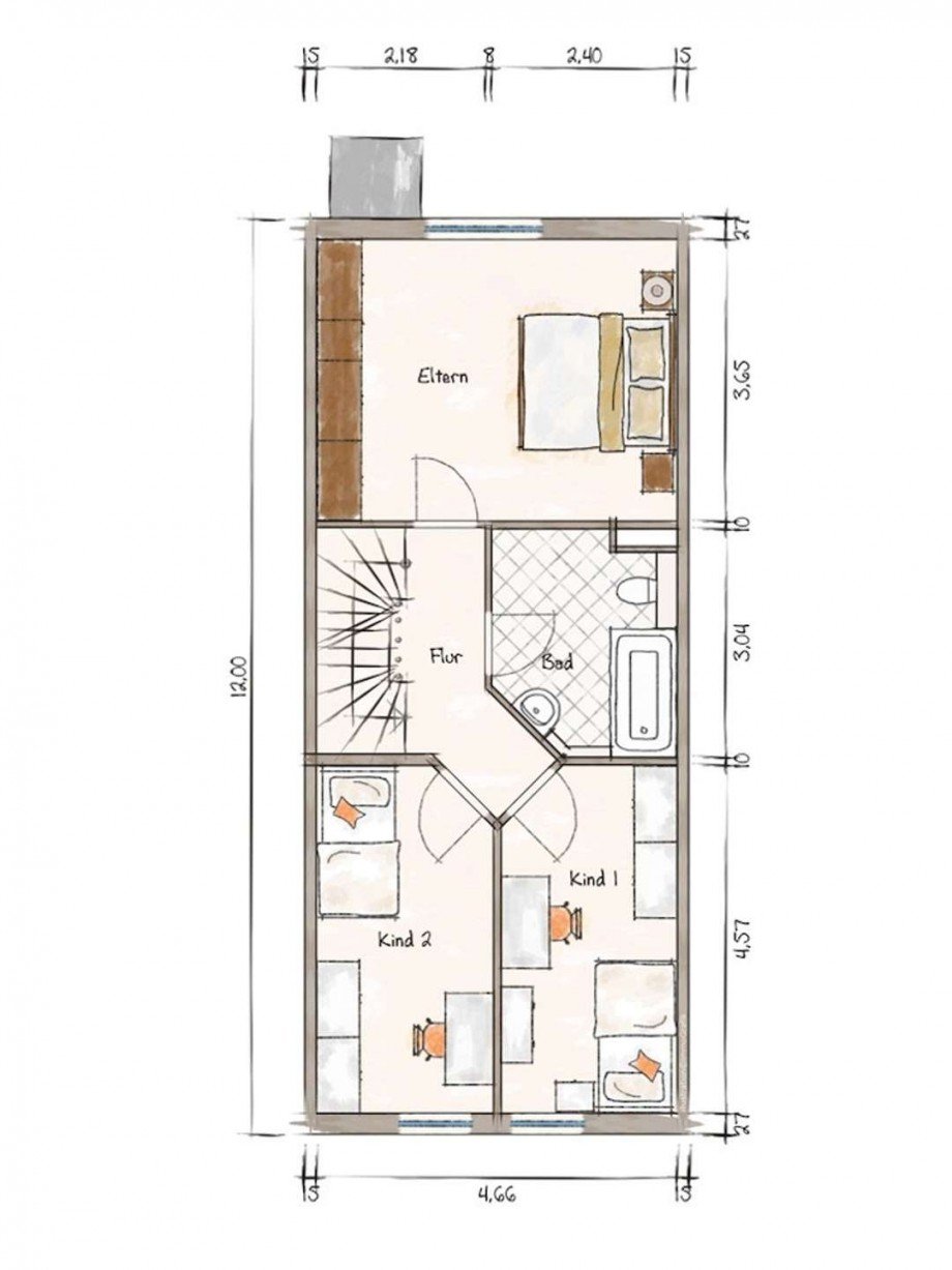 Obergescho� Haus D�sseldorf