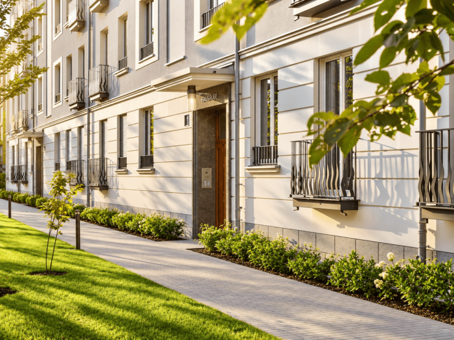 Au�enansicht Etagenwohnung D�sseldorf