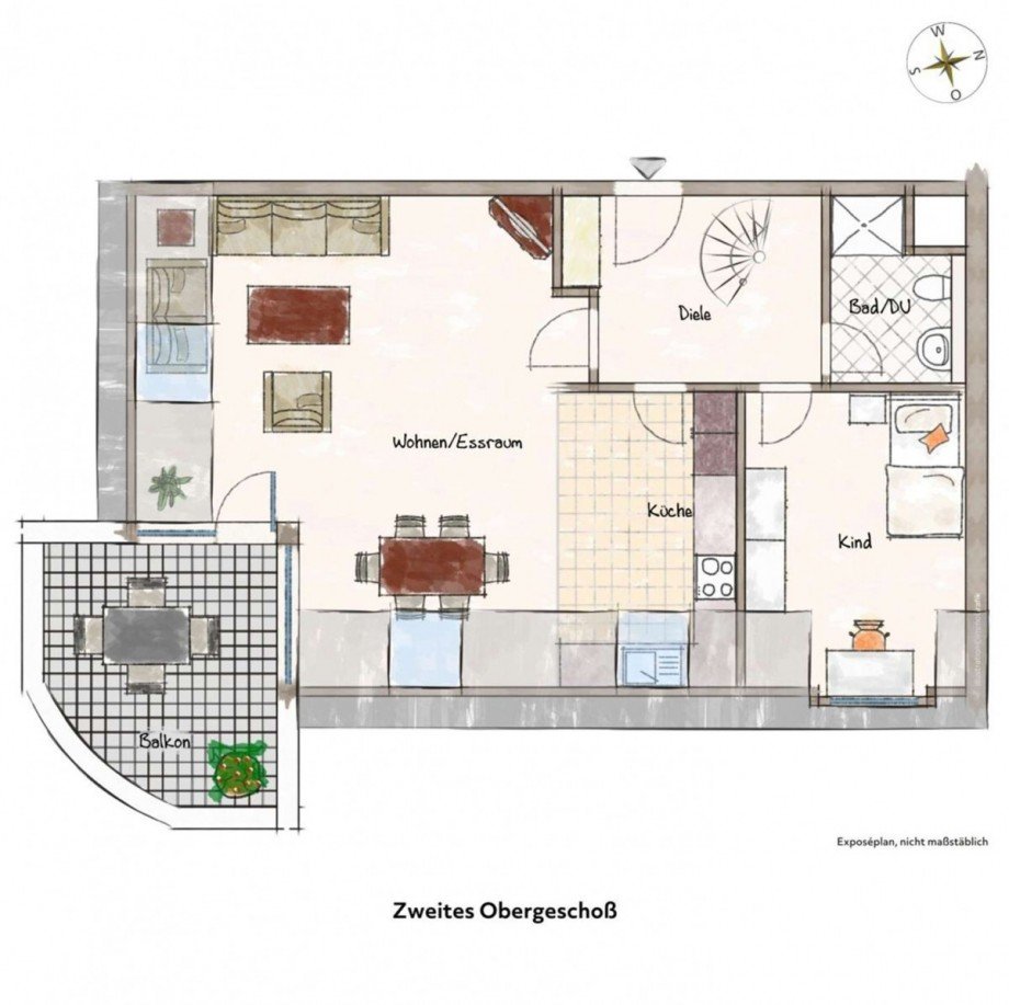  Maisonettewohnung D�sseldorf
