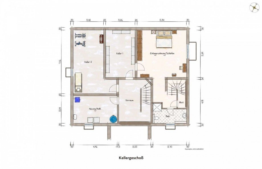 Kellergescho� Einfamilienhaus Krefeld