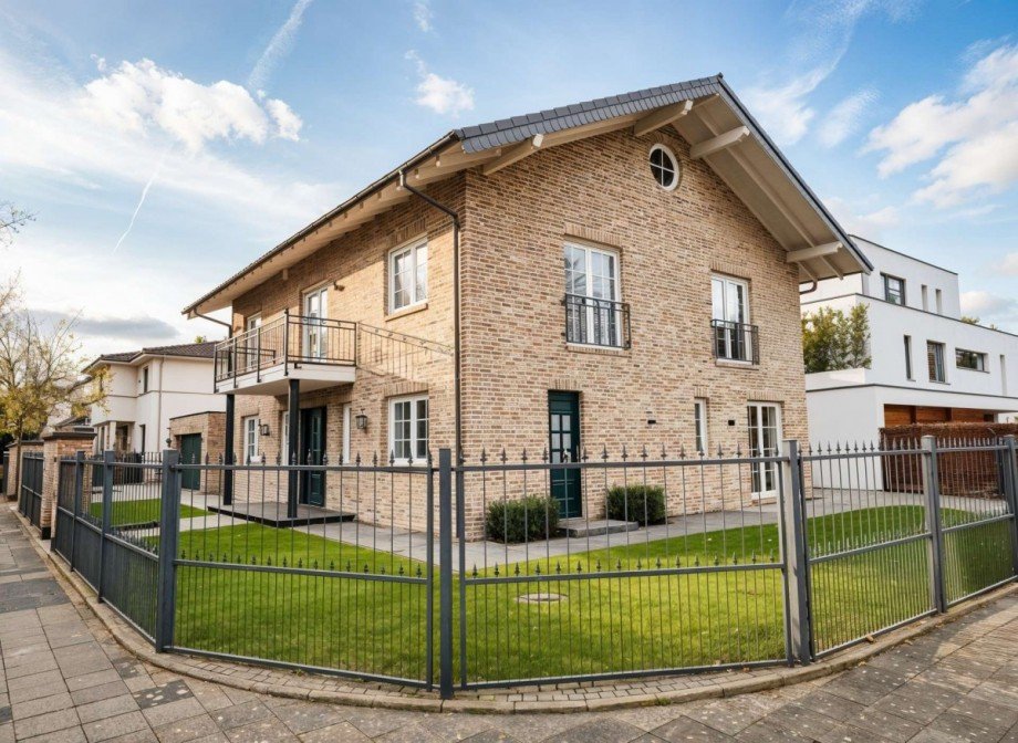 Seitliche Ansicht Einfamilienhaus Krefeld