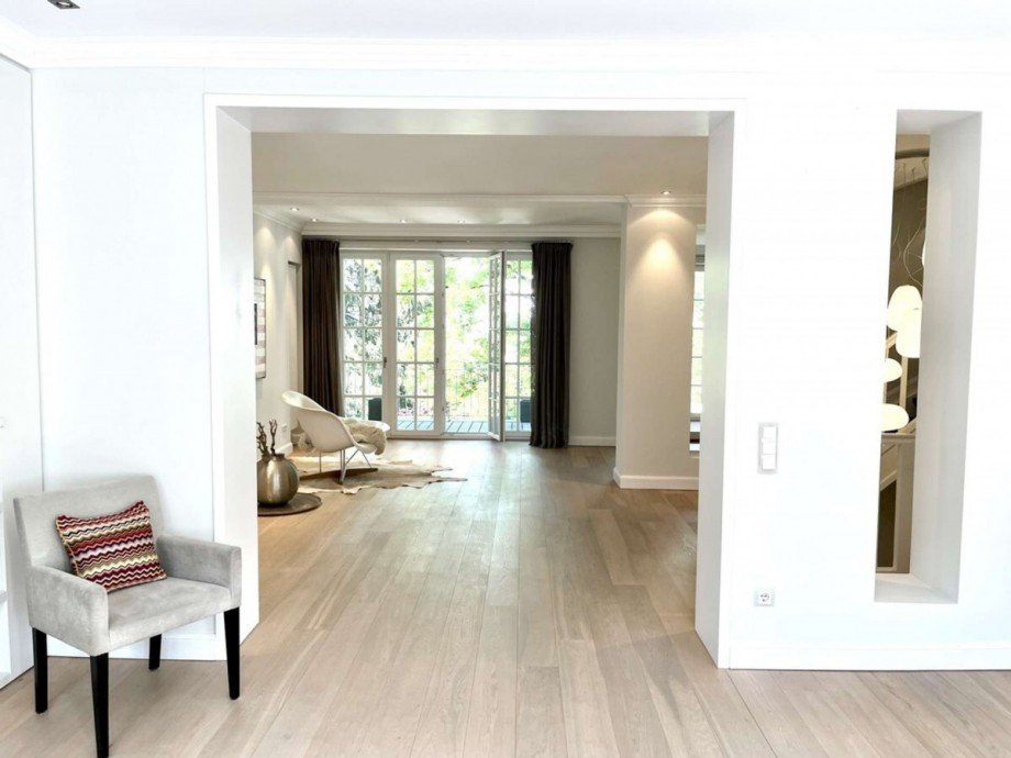 Kaminzimmer / Wohnzimmer Einfamilienhaus D�sseldorf