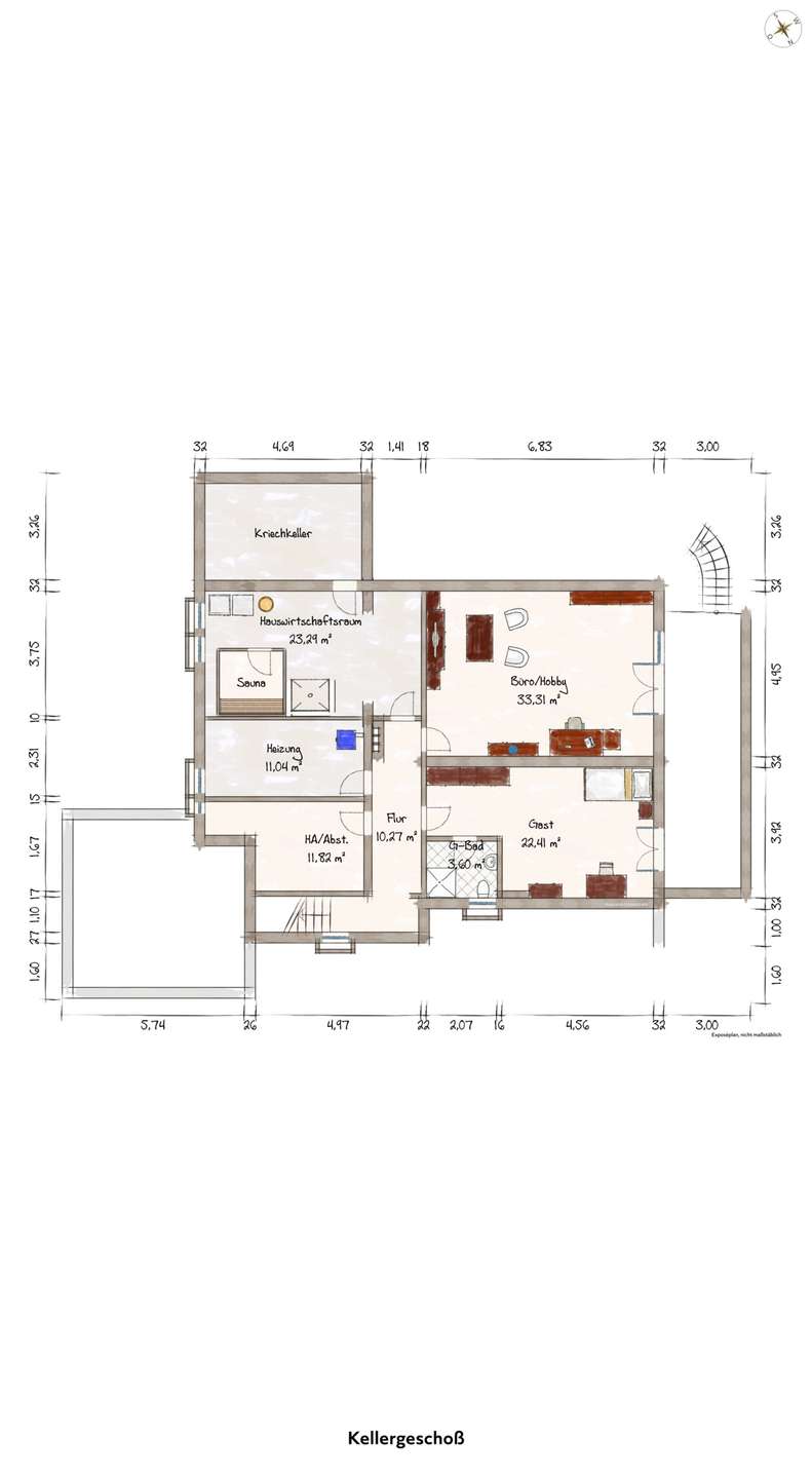Kellergescho� Einfamilienhaus Meerbusch