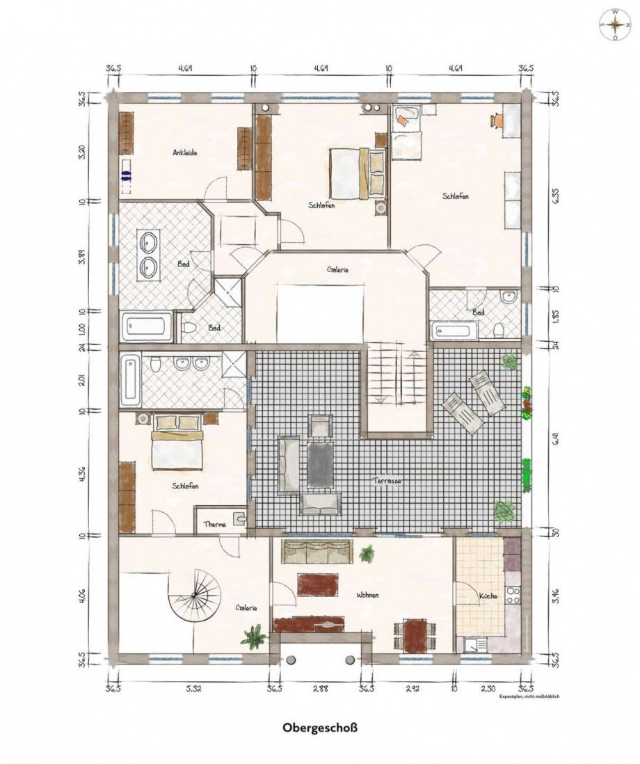 Obergescho� Zweifamilienhaus Meerbusch