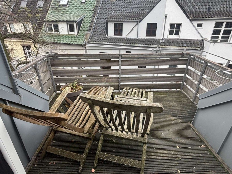 Balkon DG Maisonettewohnung D�sseldorf