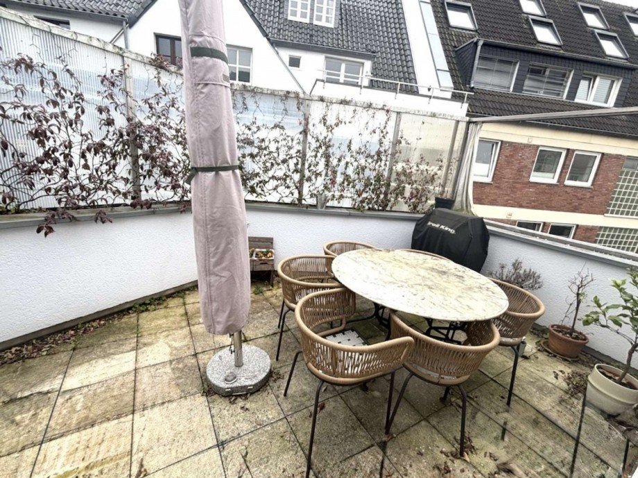 Balkon 1. OG Maisonettewohnung D�sseldorf
