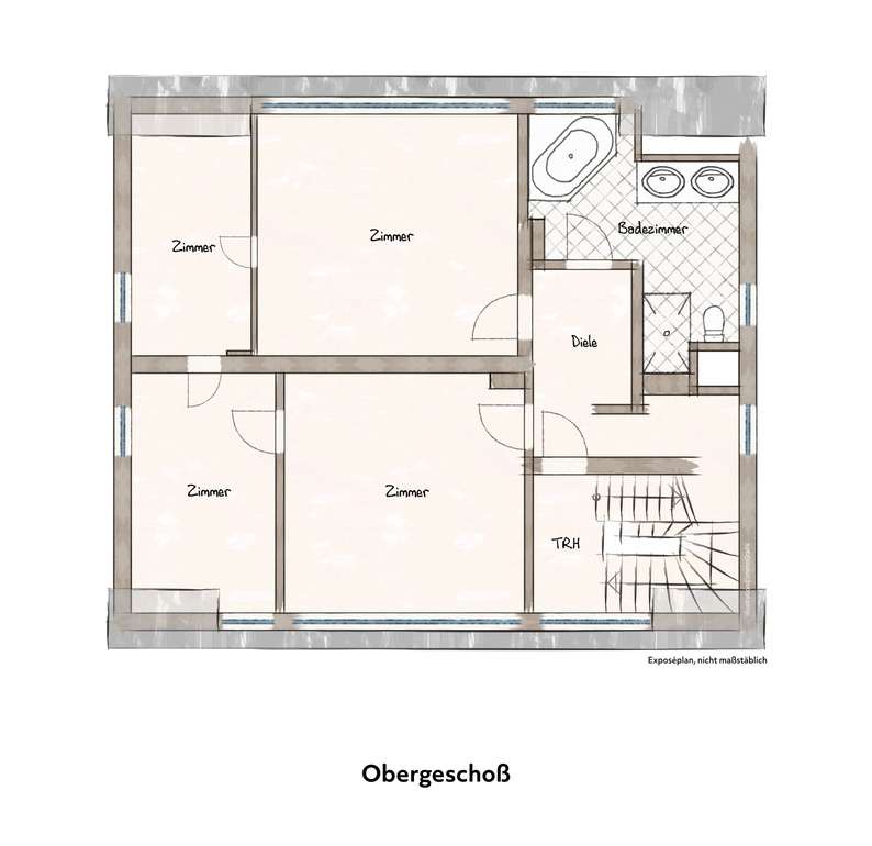 Obergescho� Einfamilienhaus Meerbusch