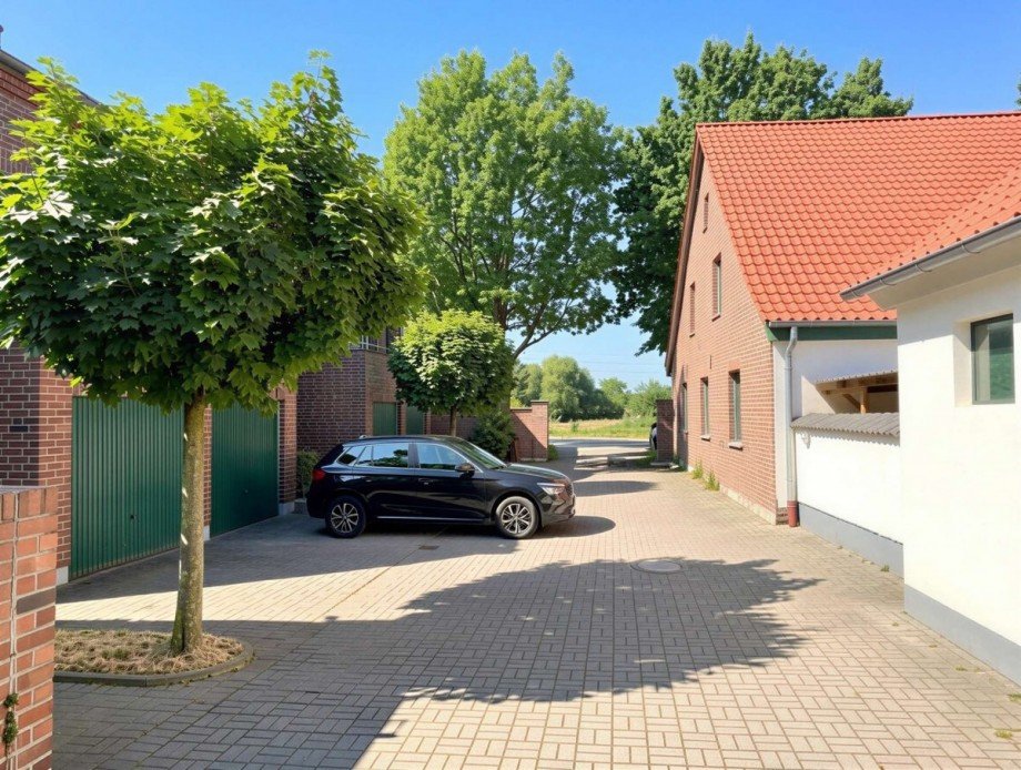 Einfahrt Haus Krefeld