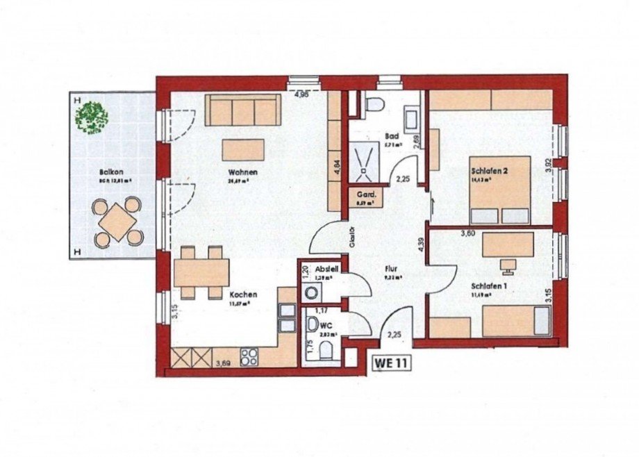  Etagenwohnung Kaarst