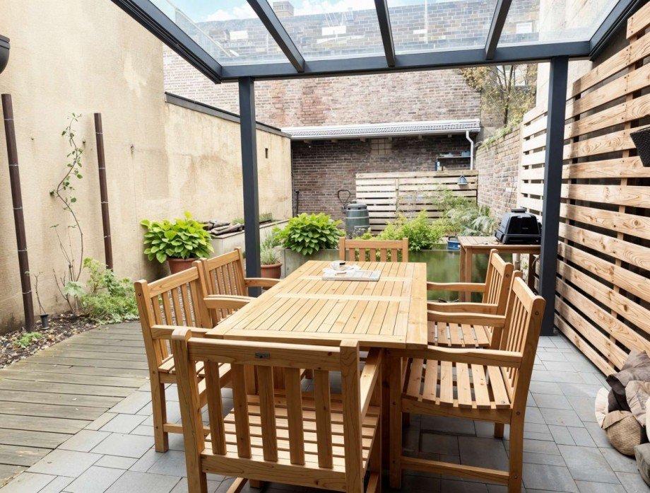 Terrasse Reihenmittelhaus M�nchengladbach