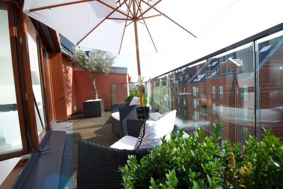 Terrasse Wohnen Penthousewohnung D�sseldorf