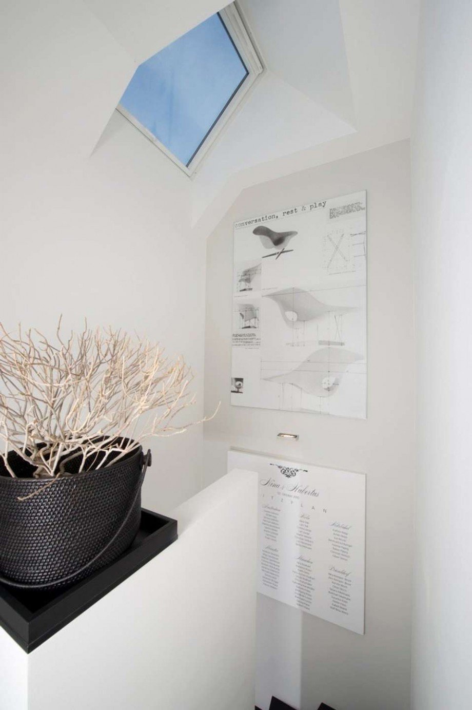 Treppe zum Studio Penthousewohnung D�sseldorf