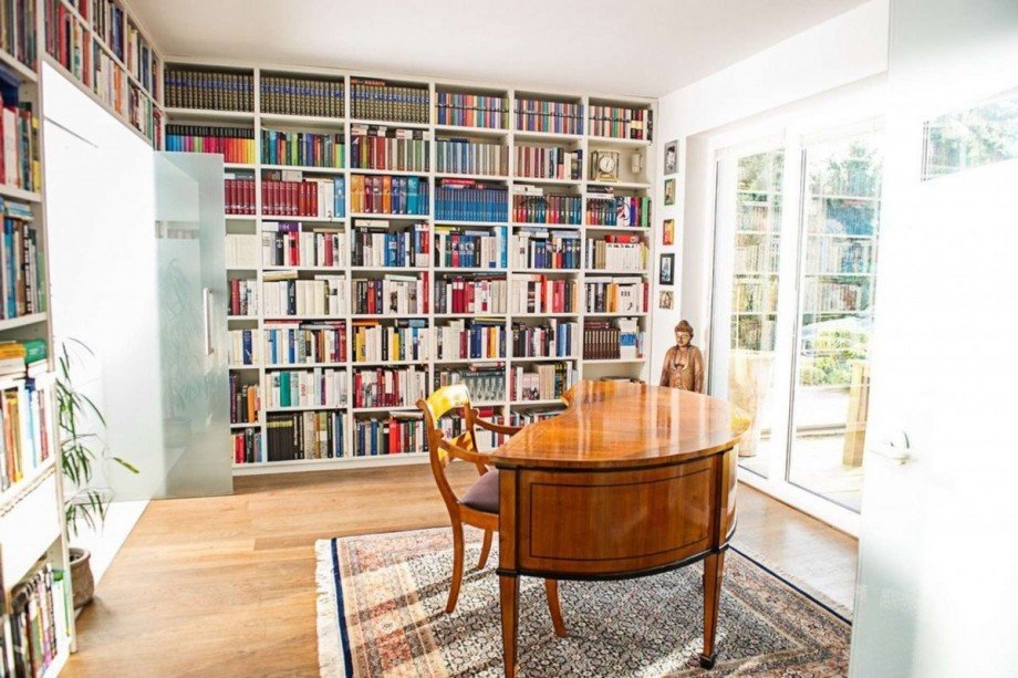 Bibliothek Einfamilienhaus Krefeld
