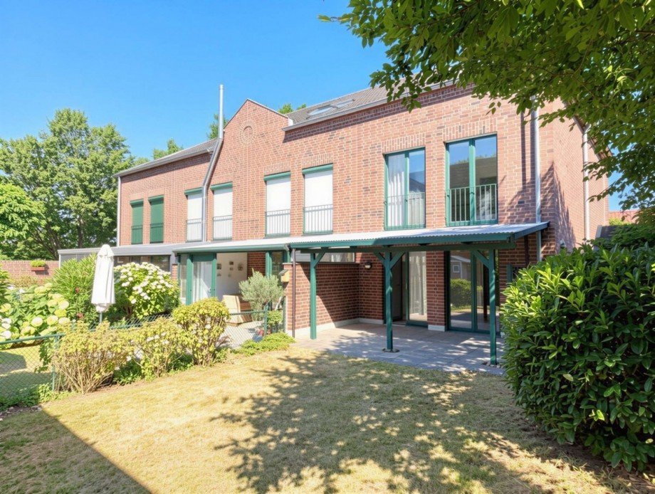 Gartenansicht Haus Krefeld