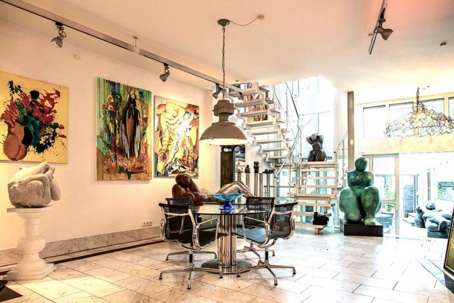 B�ro Erdgescho� Einfamilienhaus D�sseldorf