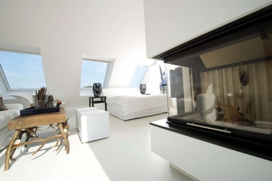 Studio Kamin 2 Penthousewohnung D�sseldorf