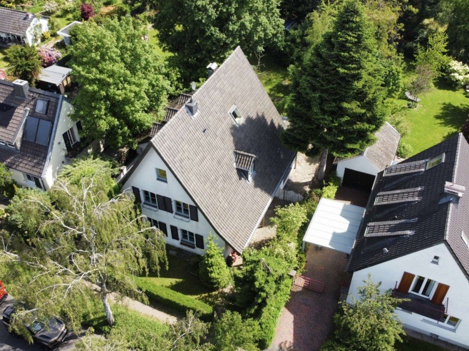 Luftbild Zweifamilienhaus Krefeld