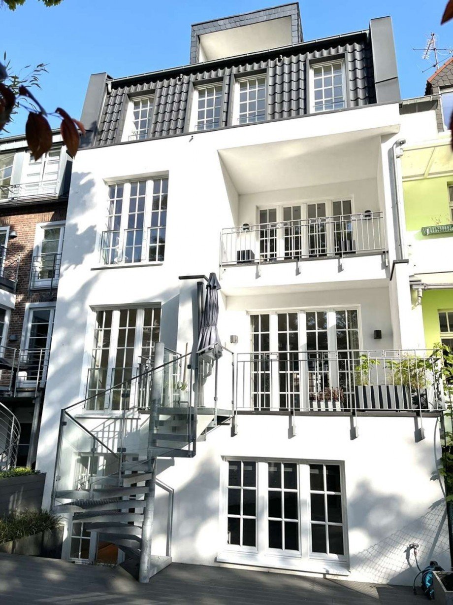 Garten-Ansicht Einfamilienhaus D�sseldorf