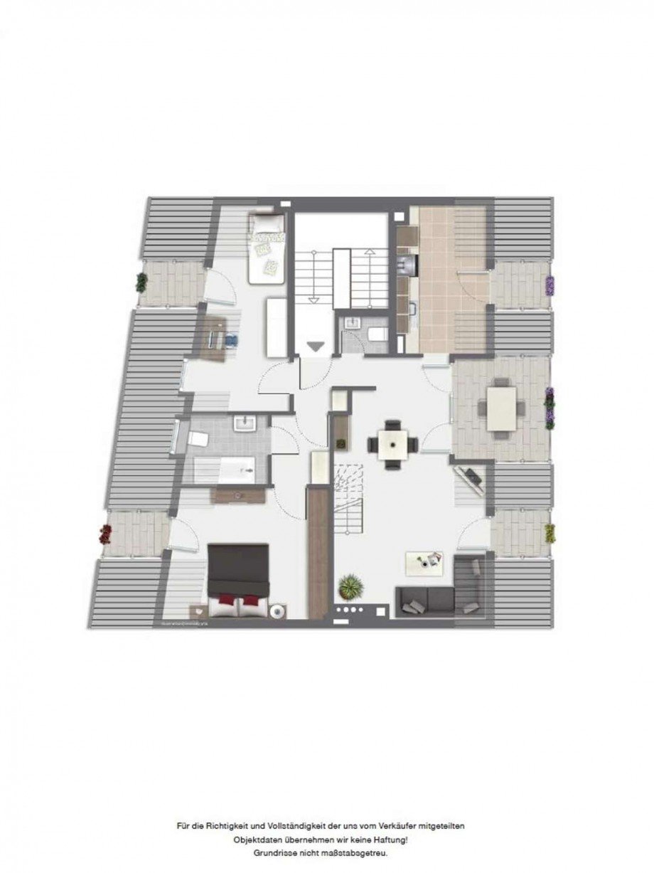 Dachgescho� Mehrfamilienhaus Krefeld