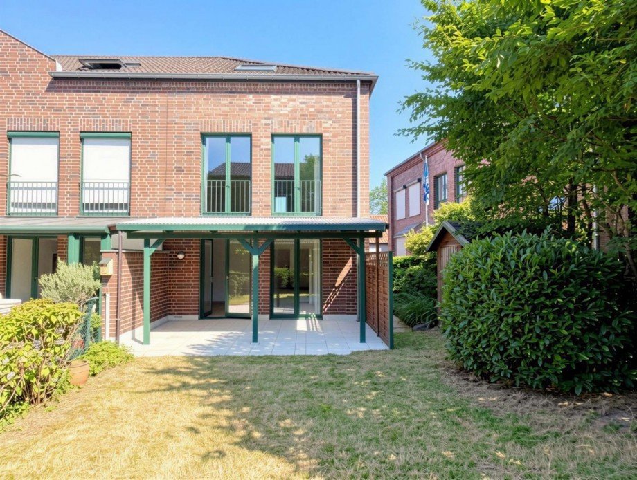 Gartenansicht Haus Krefeld
