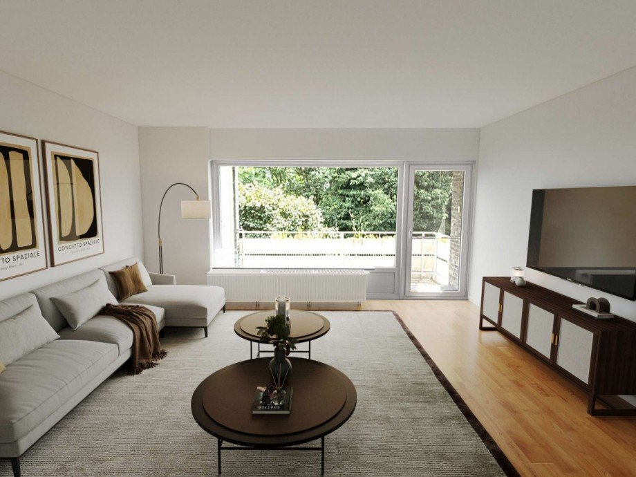 Wohnzimmer Etagenwohnung D�sseldorf