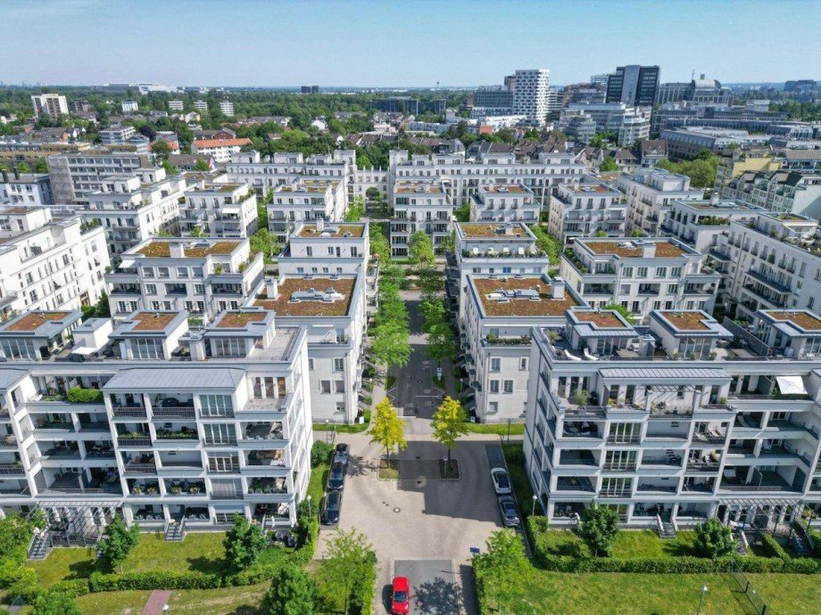 Luftaufnahme Etagenwohnung D�sseldorf