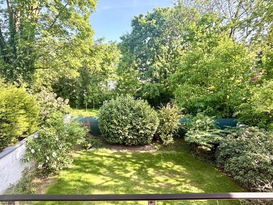 Blick in den Garten Maisonettewohnung D�sseldorf