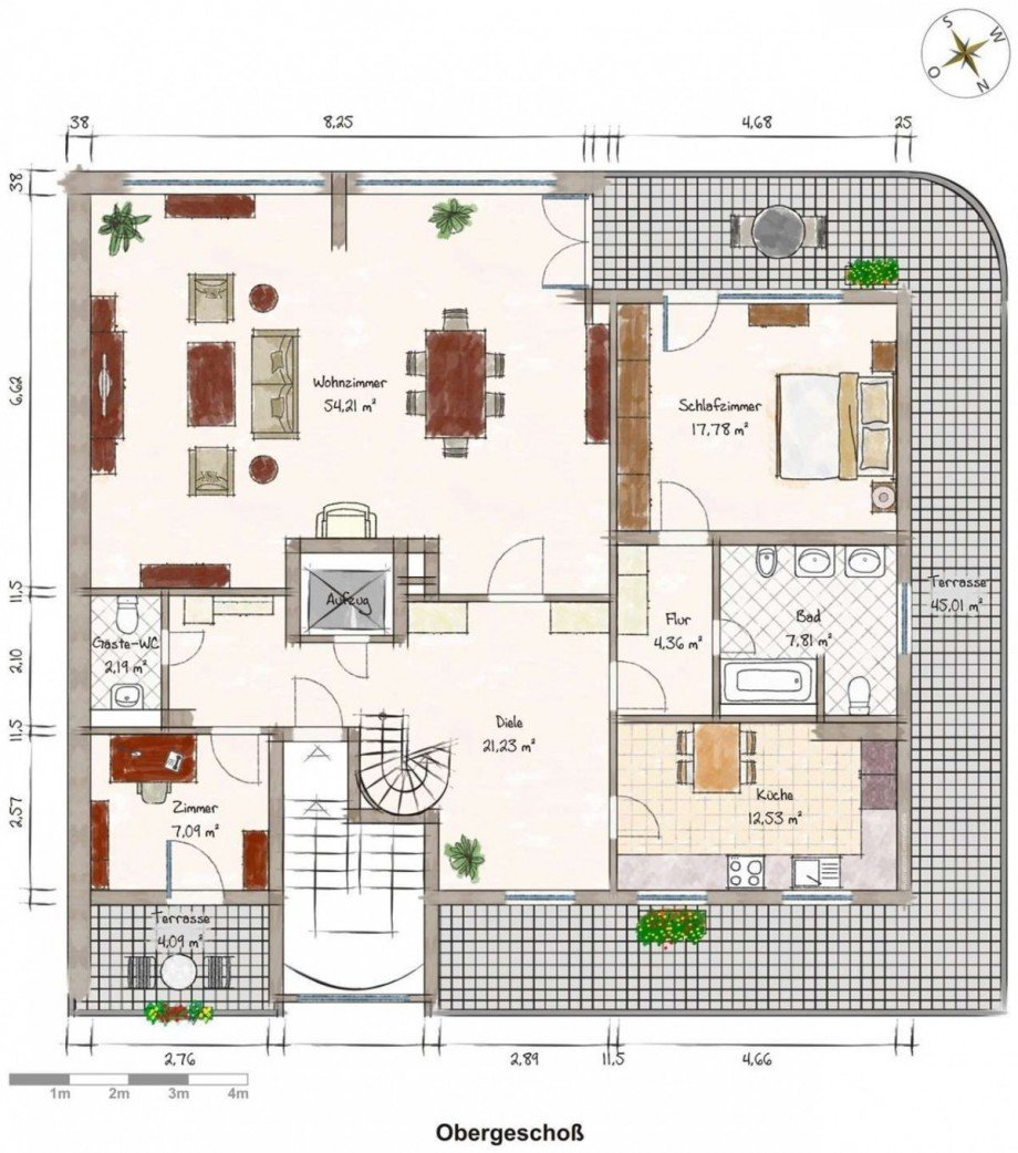  Penthousewohnung D�sseldorf