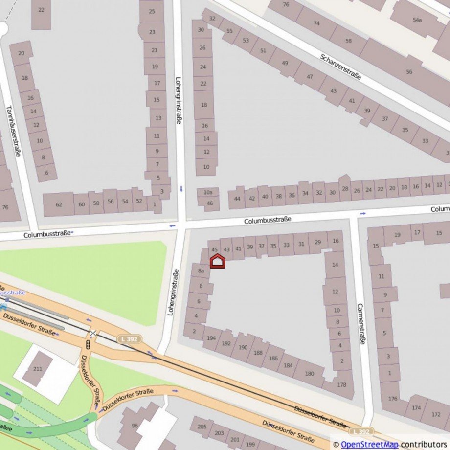 Mikro-Ansicht Villa D�sseldorf