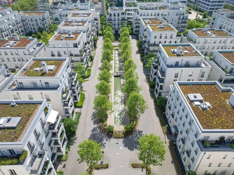 Luftaufnahme Etagenwohnung D�sseldorf