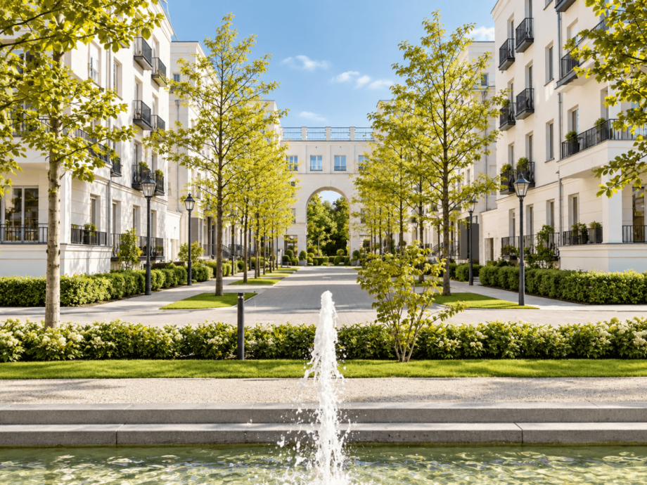 Au�enansicht Etagenwohnung D�sseldorf