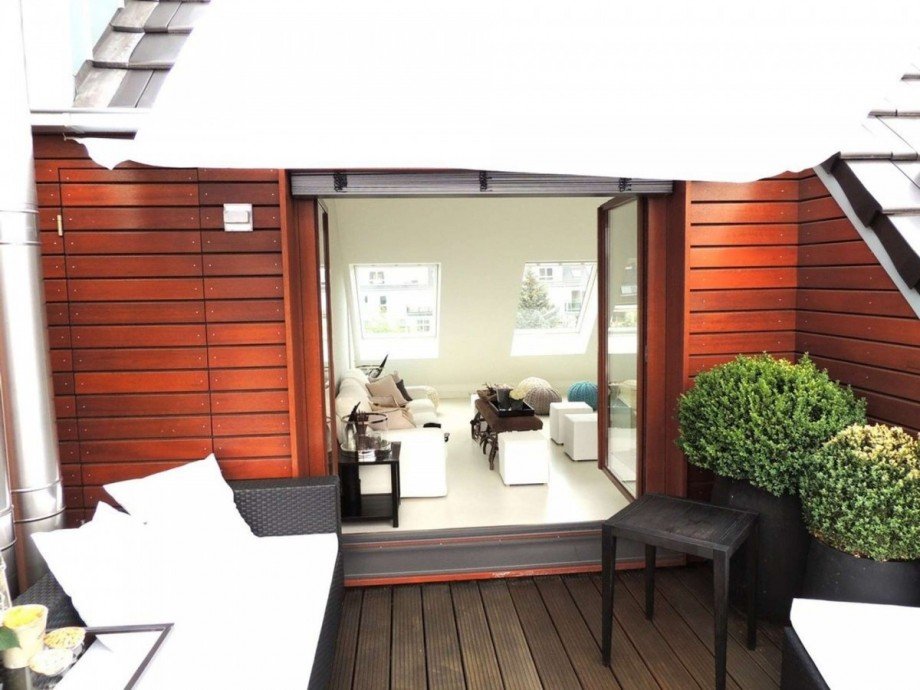 Terrasse Studio Penthousewohnung D�sseldorf