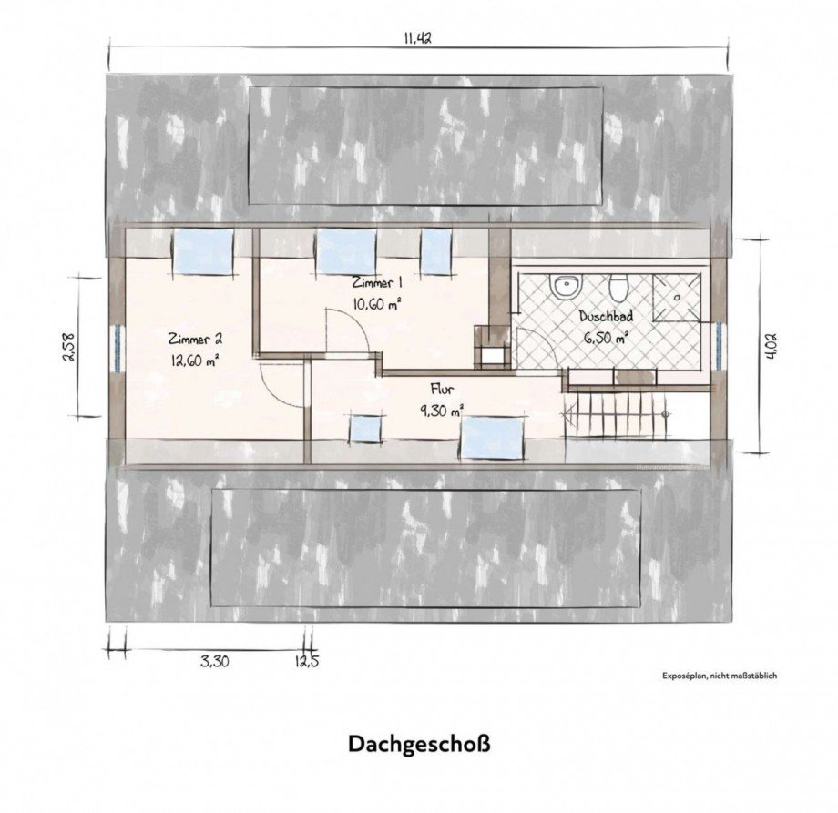 Dachgescho� Einfamilienhaus Meerbusch