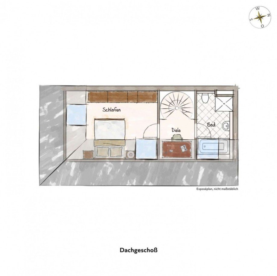  Maisonettewohnung D�sseldorf