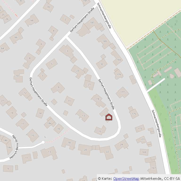 Mikro-Ansicht Einfamilienhaus Essen
