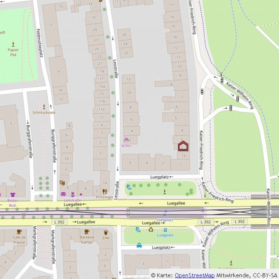 Mikro-Ansicht Wohnung D�sseldorf